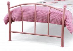 3ft Single Size Pink Metal Bed Frame 2